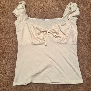 Reformation White Blouse